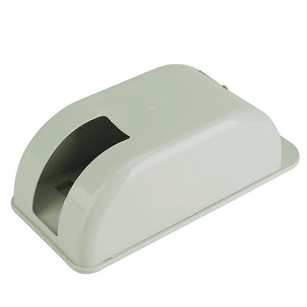 Plastic Bag Storage Box Garbage Bag Organizer Dispenser Wall mounted Green