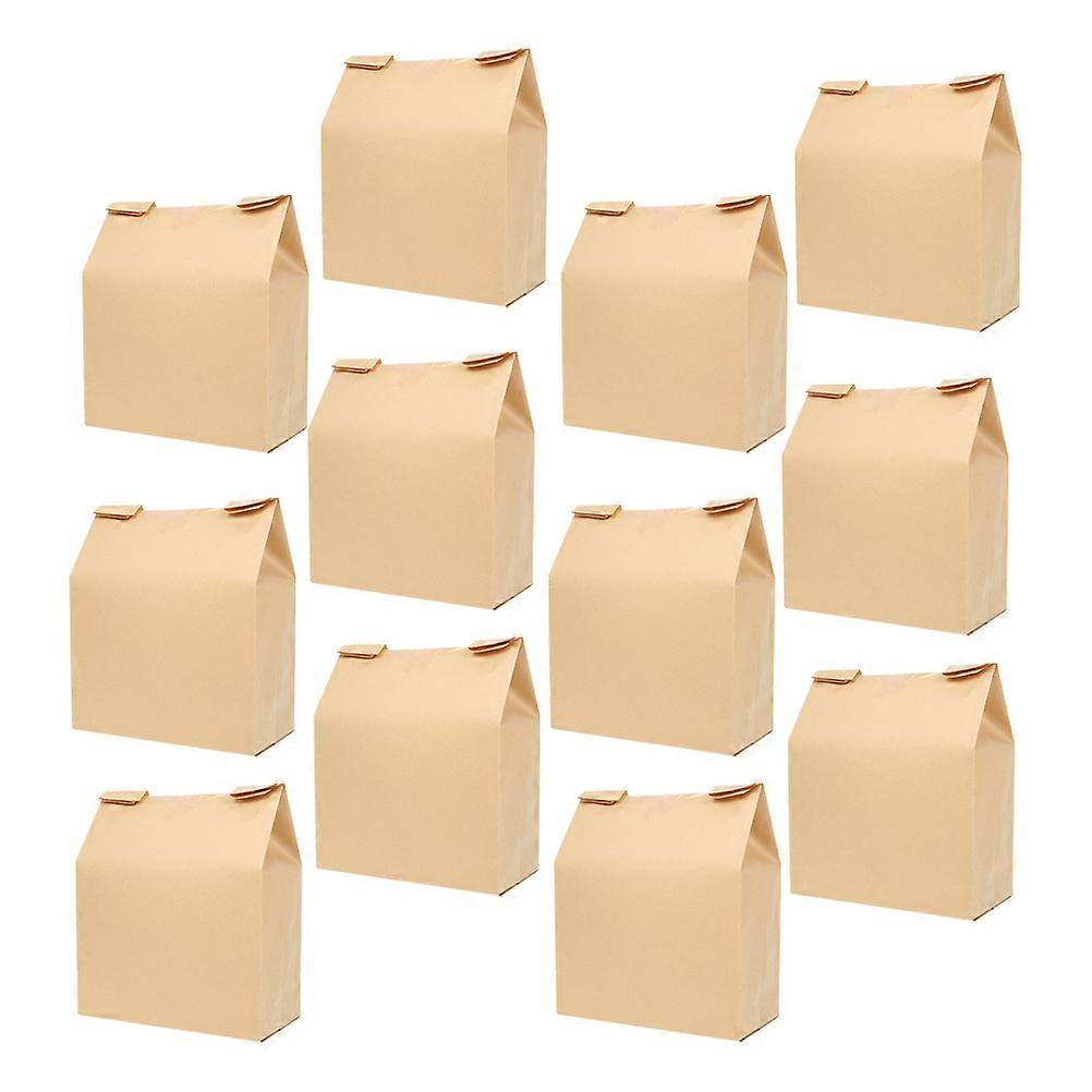 Bakery Paper Bags For Baked Goods Convenient Storage Holder 32X21X10CM 50Set