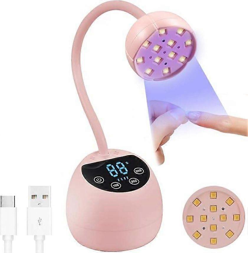 M2 Desktop Phototherapy Lamp Cordless and Portable UV LED Nail Lamp Nail Dryer