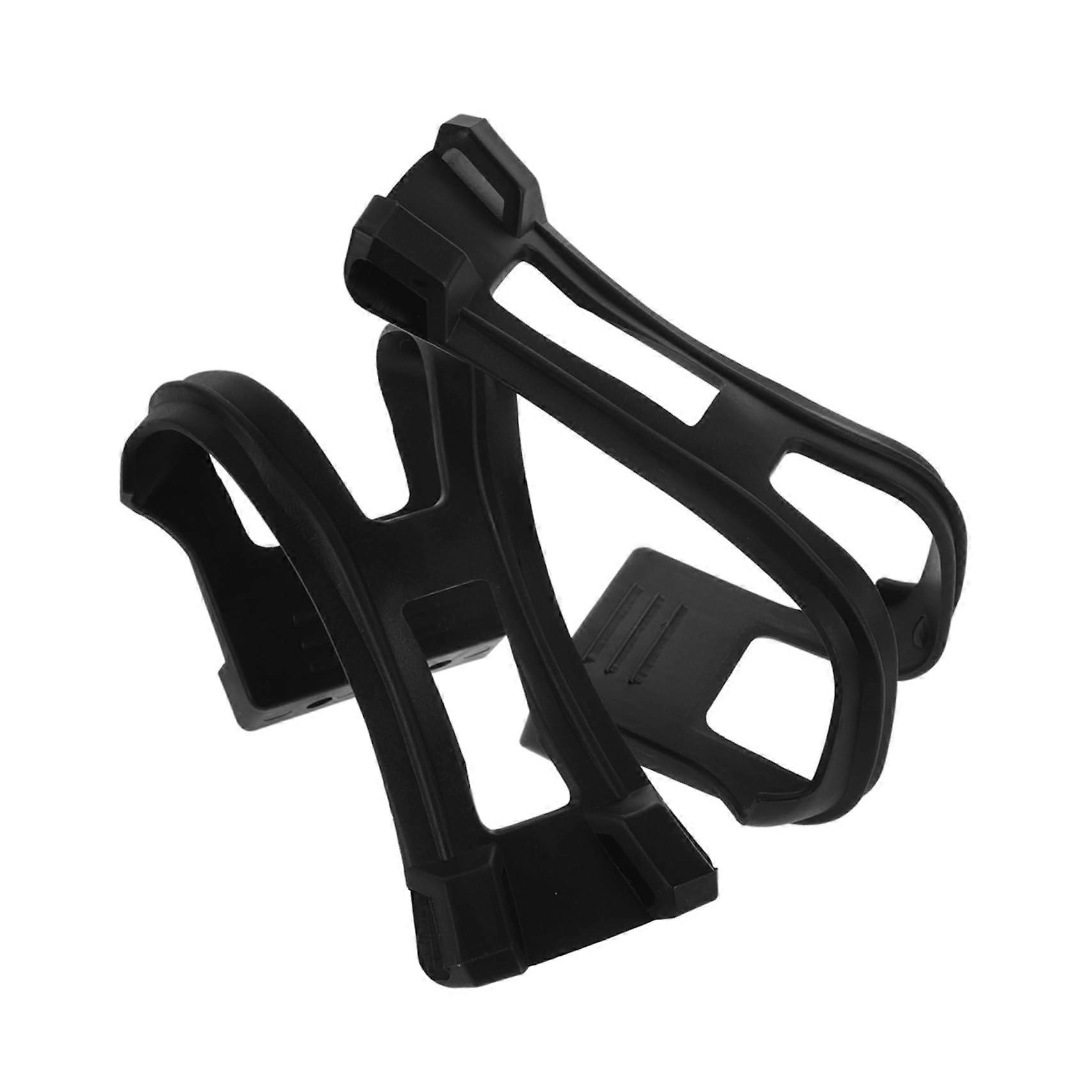 Toe Clip Pedals With Replaceable Cage, Aluminum Toe Cages, Universal Fit, Secure Foot Clips