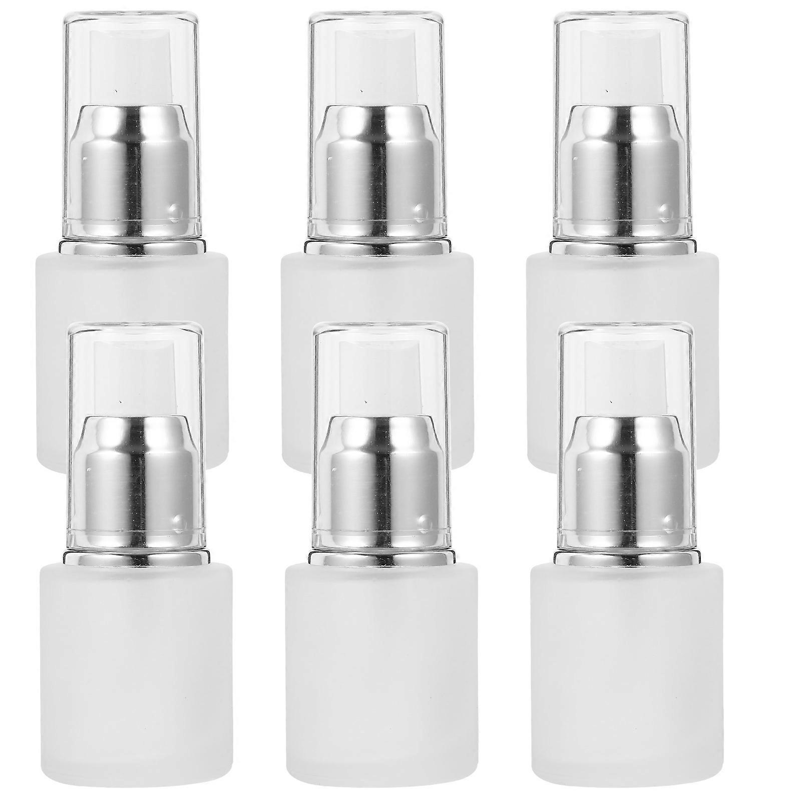 Travel Toiletries Bottles Makeup Lotion Containers Dull Polish For Home Use Assorted Liquid Dispensing 6Pcs