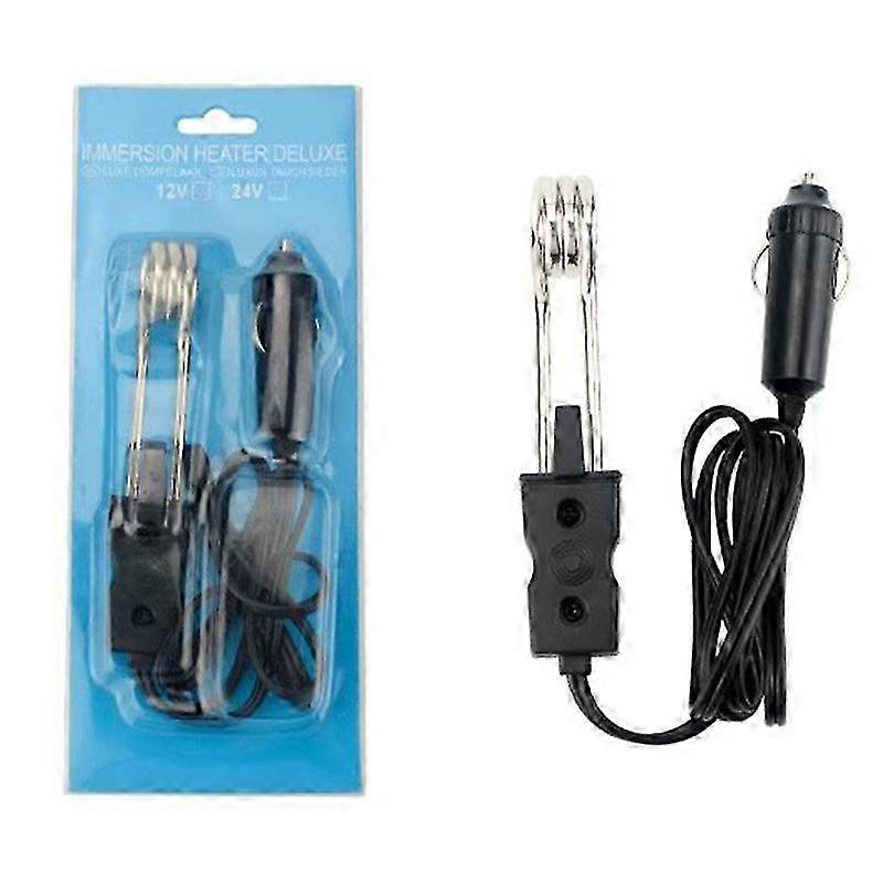 12-24V Electric Car Immersion Heater - Portable Hot Water Heater for Tea & Coffee - Travel-Friendly Heating Solution