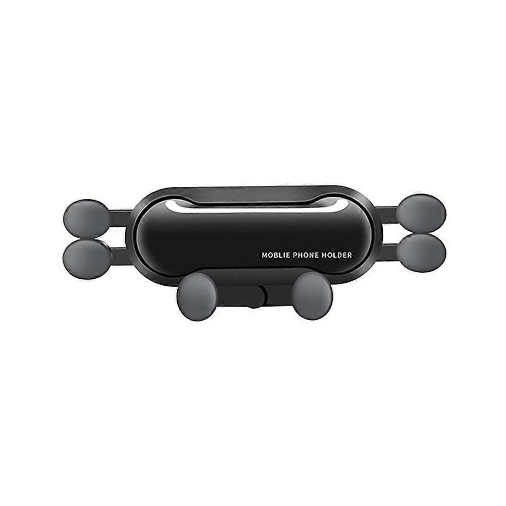 Car Air Vent Phone Holder Telescopic Rotatable Mount Bracket for Navigation 1 Set Black