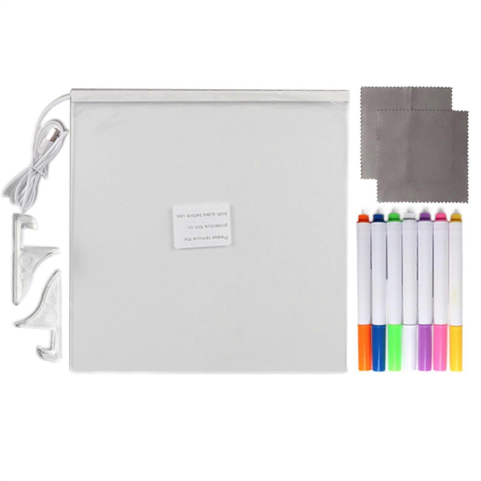 BRIGHT LED Strip Right With Acrylic Line Office Whiteboard 15 x 15 x 3 cm