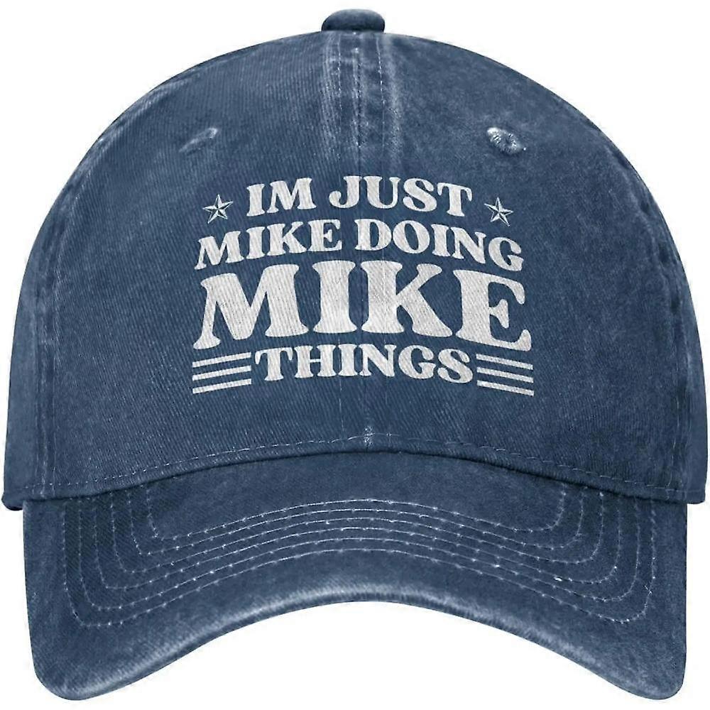 Im Just Mike Doing Mike Things Hat for Men Im Mike Doing M ike Things Trucker Hat Cowboy Funny Hat Gifts Baseball Cap