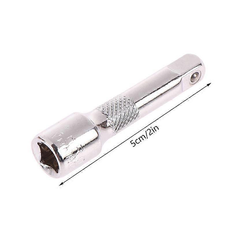 Chromed Steel Extension Bar Ratchet Socket Wrench Adapter 50/75/100Mm Extension Sleeve Wrench Power Drill Adapter