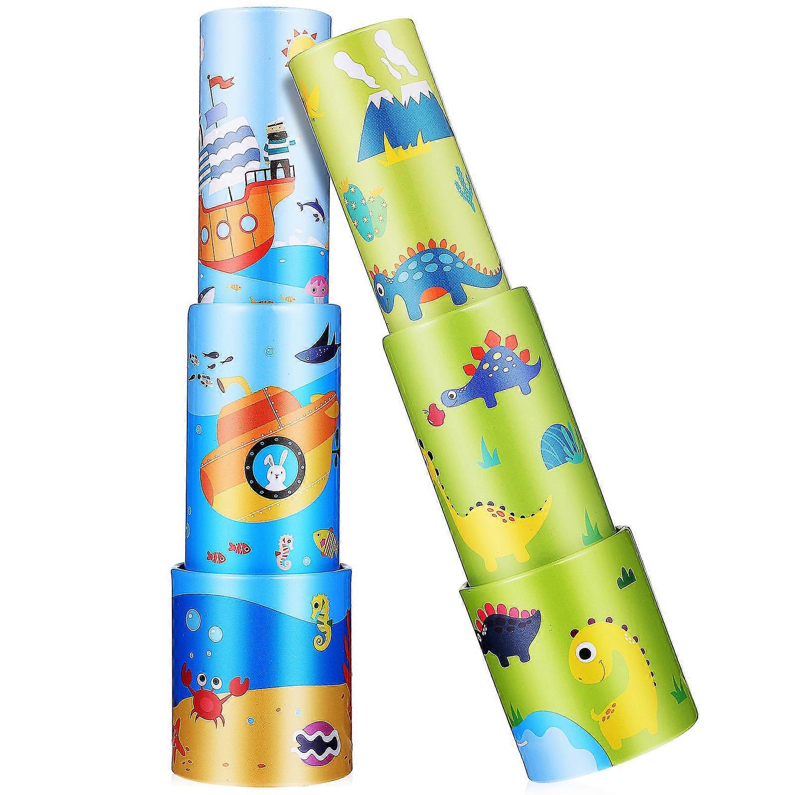 Hand Held Telescope Toy Educational Science Handheld Children Toys 2Pcs