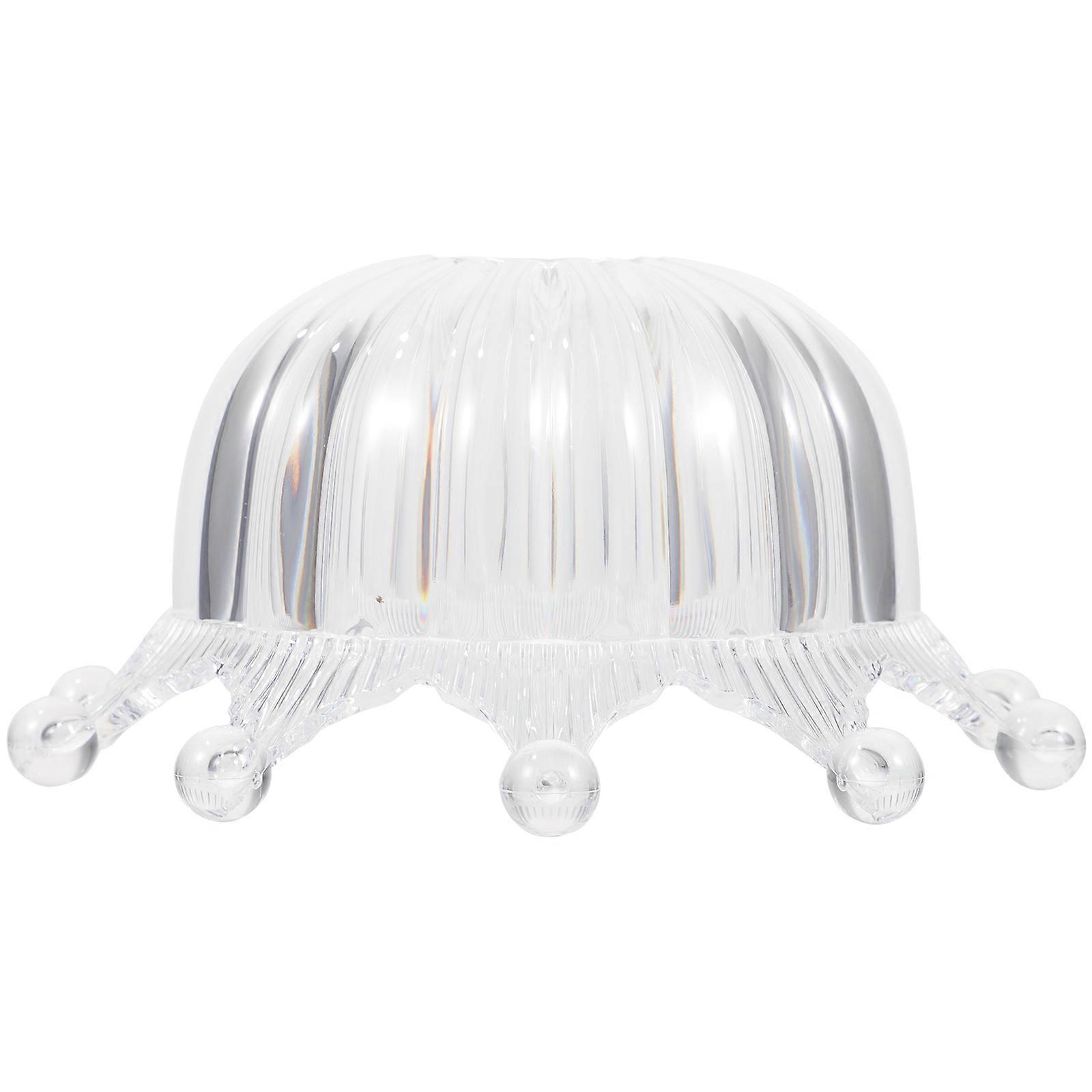 FRCOLOR 1 Set Chandelier Lamp Shade Clear Acrylic Pendant Lamp Shade Hanging Lamp Shade