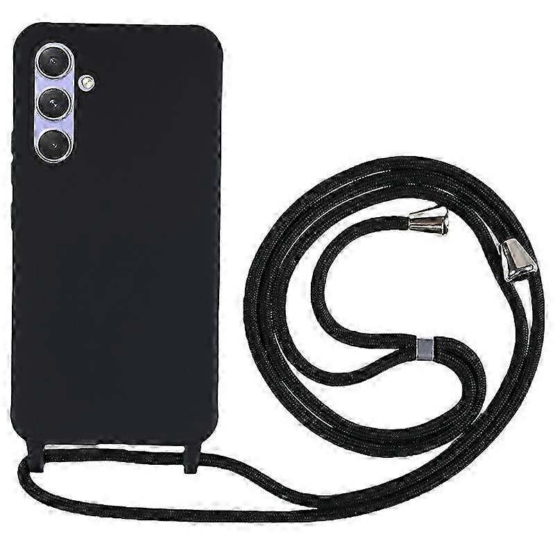 For Samsung Galaxy S25 Case TPU Soft Shockproof Phone Cover with Adjustable Lanyard