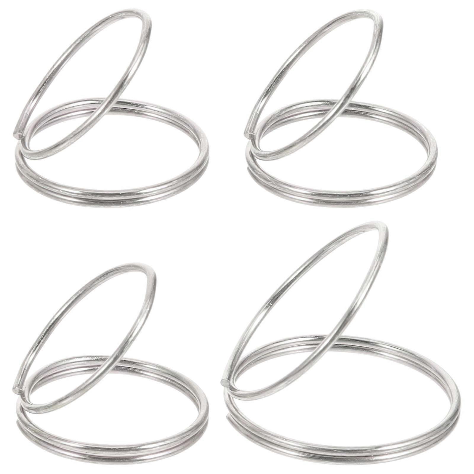 يختار إصبع الغيتار المعدني الفضي للغيتار مع تصميم مجوف متين ومواد مقاومة للاهتراء 1 مجموعة