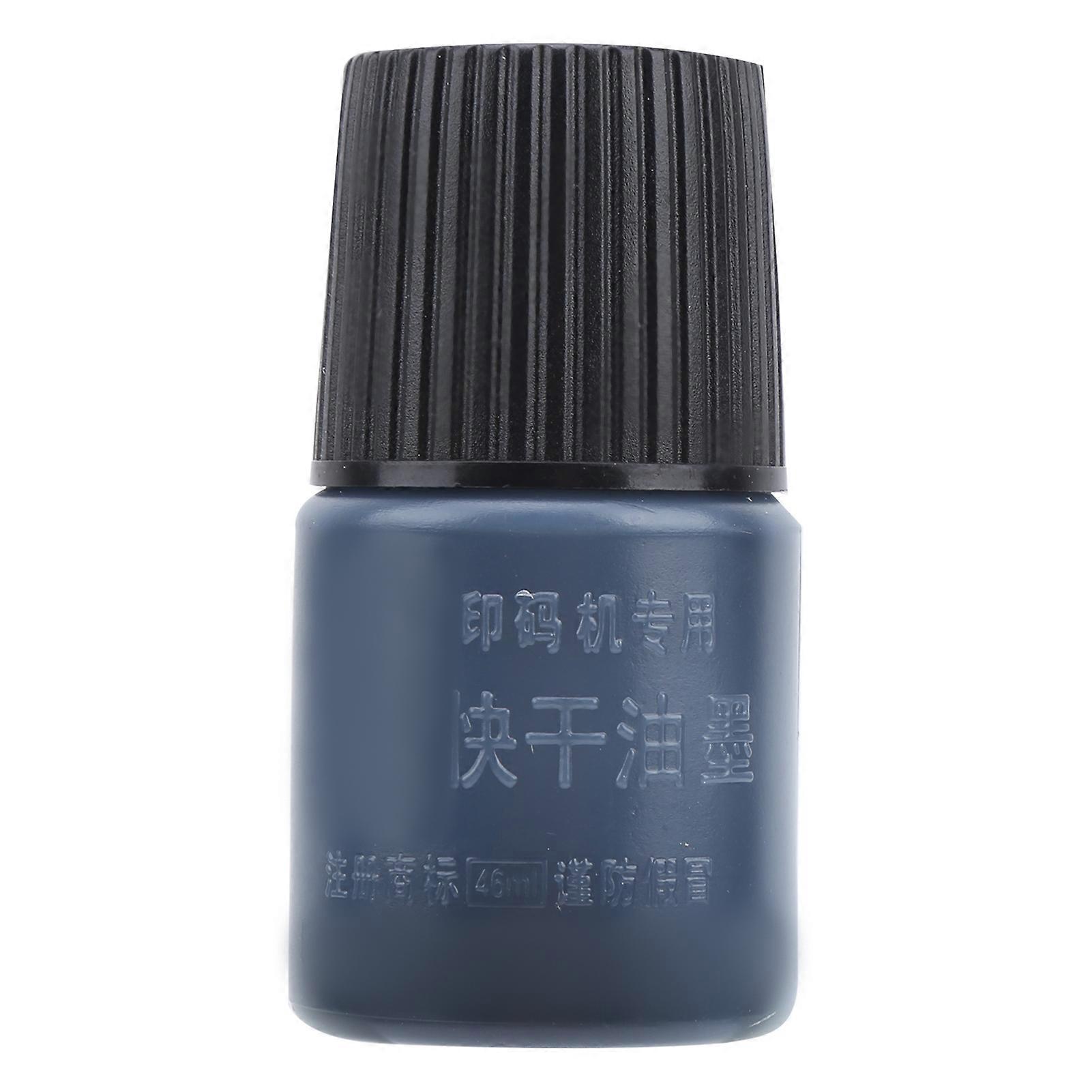 12Pcs Quick Dry Ink Coding Machine Black Waterproof FastDrying Without Fading Hardware Tools