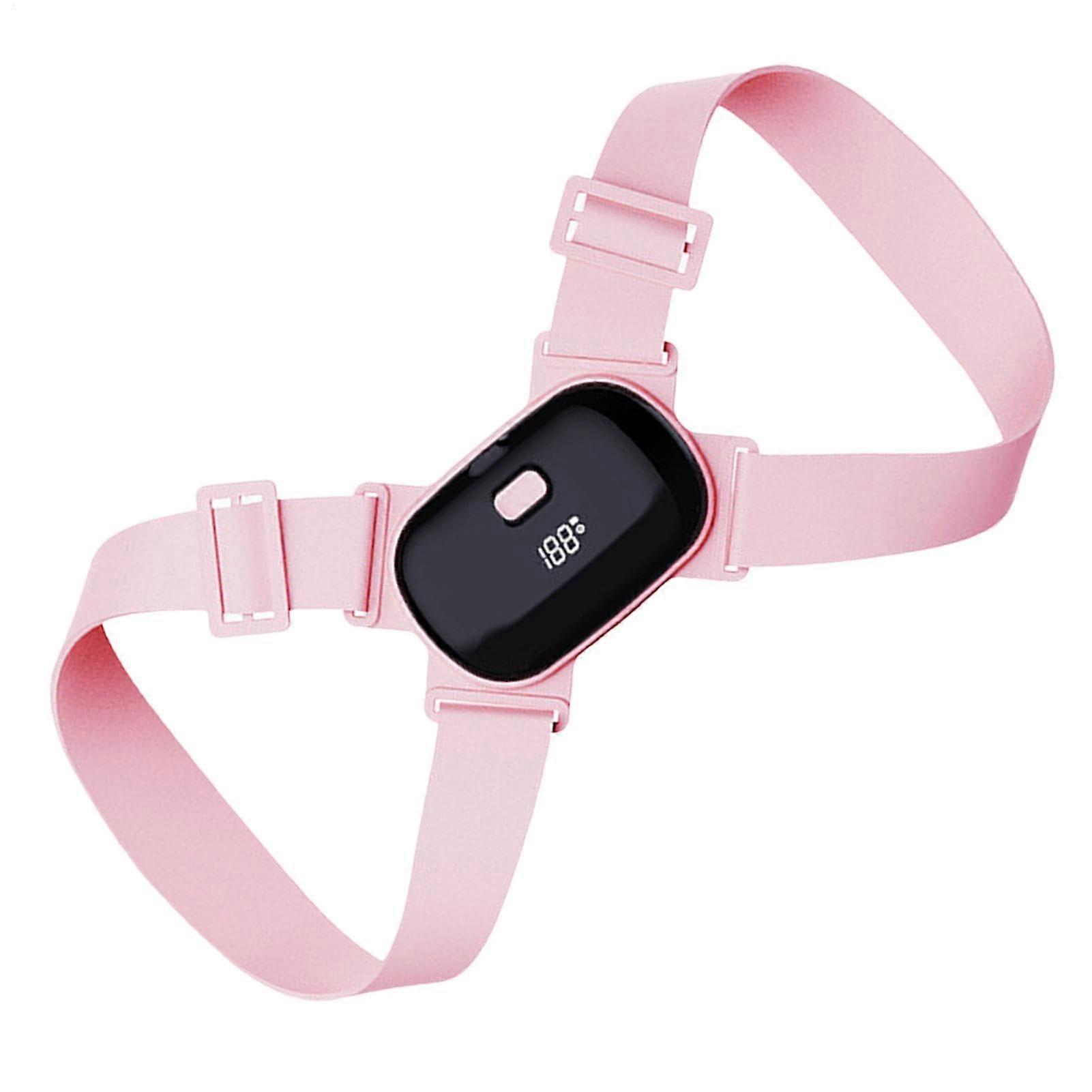 Vibration Posture Corrector with Intelligent Sensor, Intelligent Posture Corrector, Back Posture Reminder, Upper Back Brace Splint pink