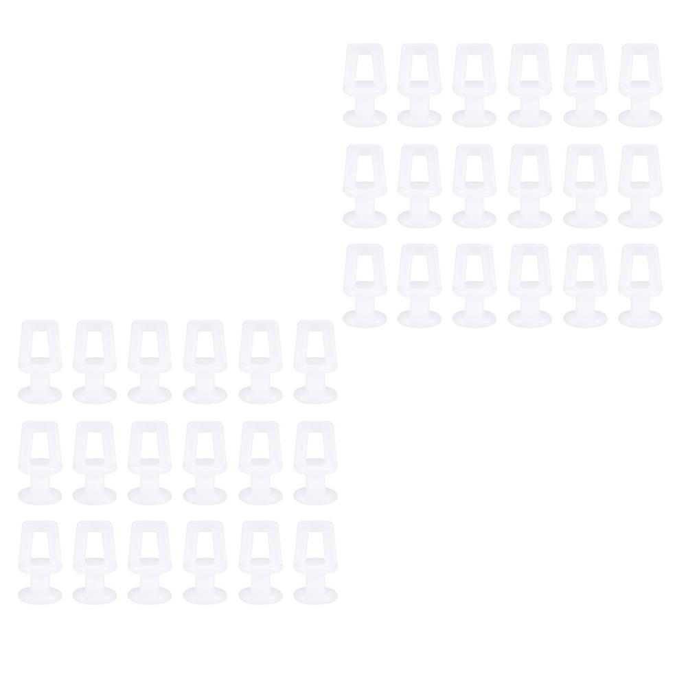 Curtain Track Rollers Plastic 200 Pcs White Easy to Install for Home Use with Smooth Slide