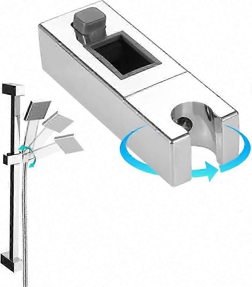 Adjustable Rectangular Shower Head Sliding Holder for Bathroom