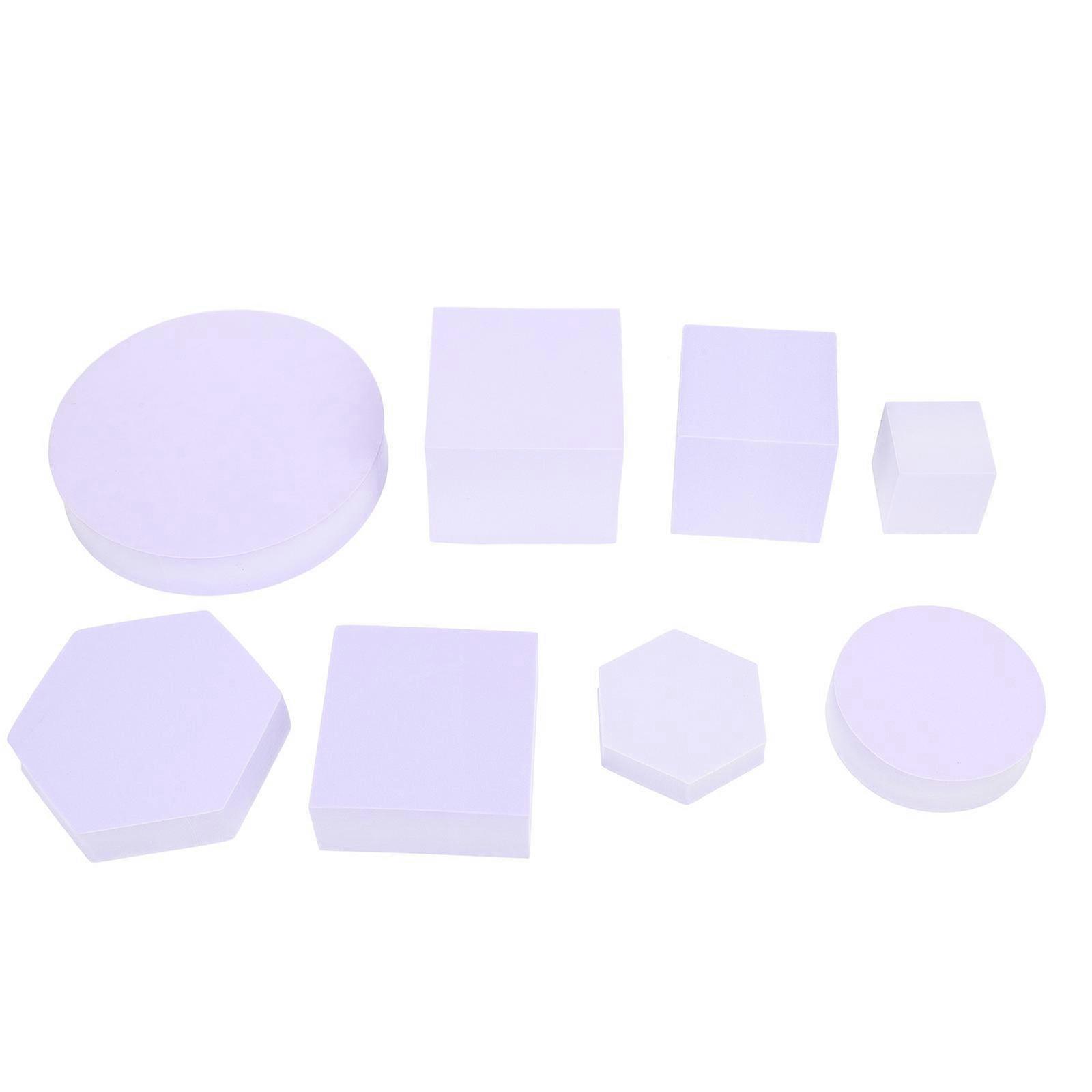 Geometric Photography Props Foam Solid Decorations for 8Pcs Set Home Use