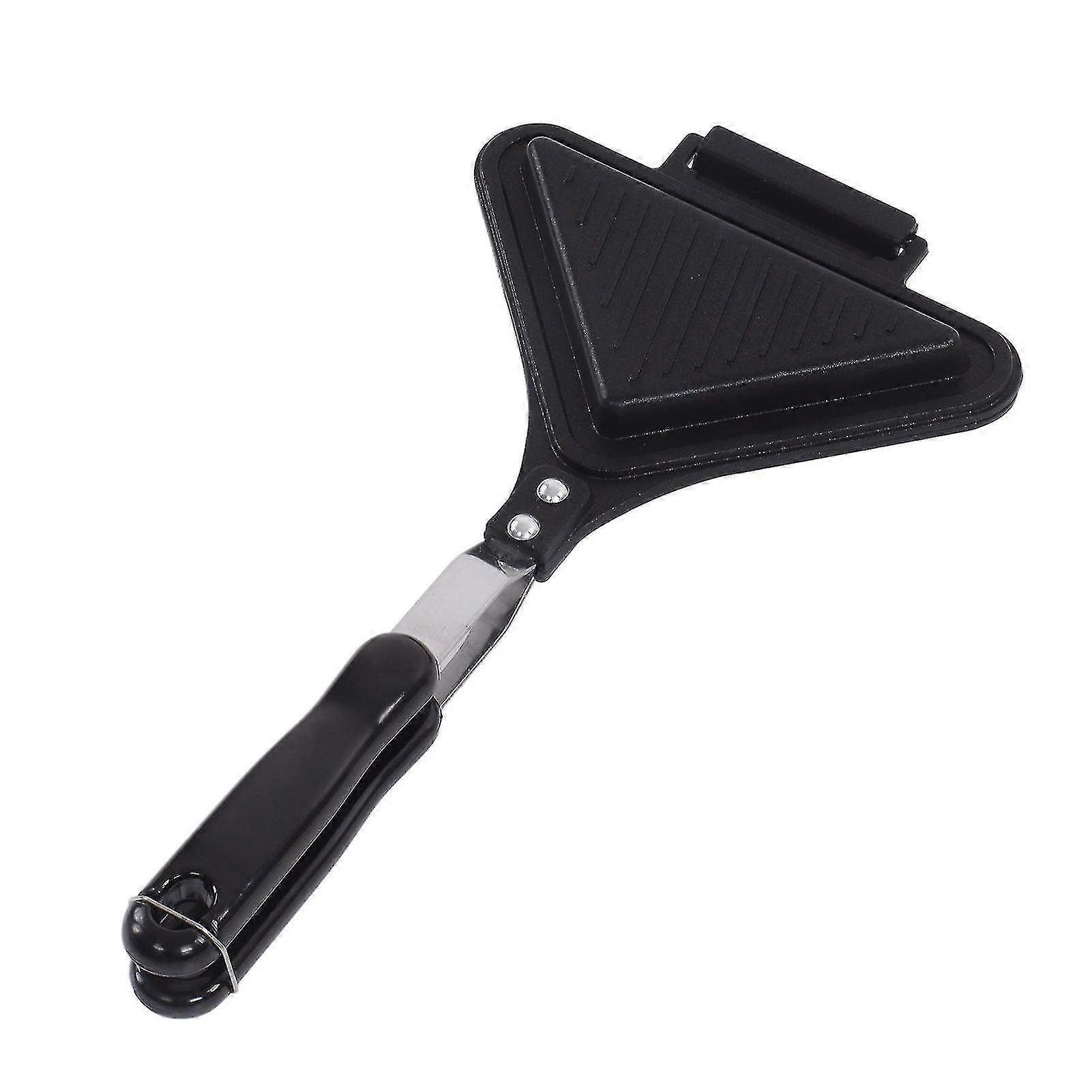 Triangle Shape Nonstick Sandwich Pan & Panini Maker - Double-Sided Frying Pan for Cakes, Bread & Triangular Treats