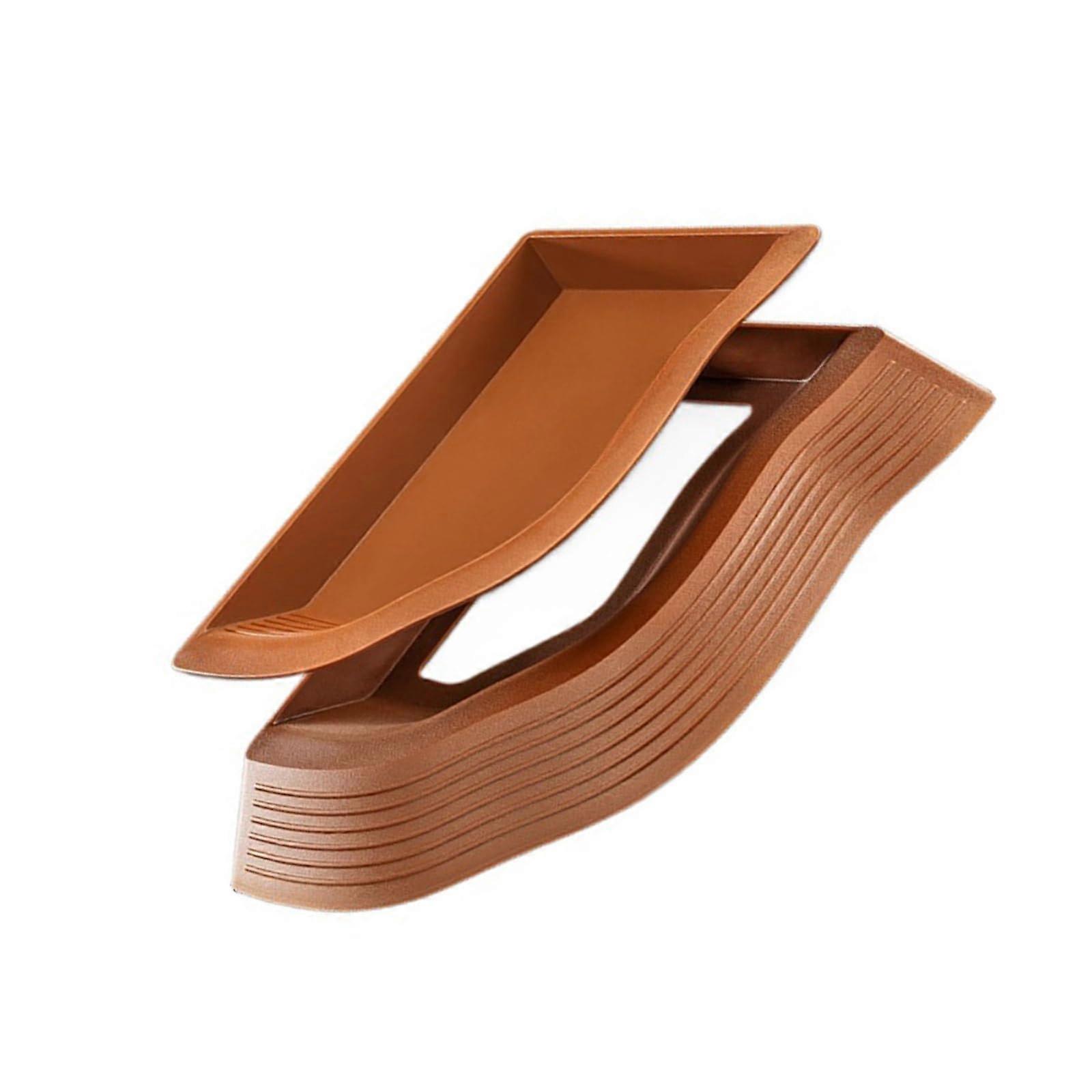 Turtle Bowls With Ramps For Reptiles, Water And Feeding, Bathing Pool For Lizard, Snake And Small Turtles, Brown