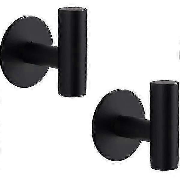 2 No Drill Self Adhesive Bathroom Towel Hooks