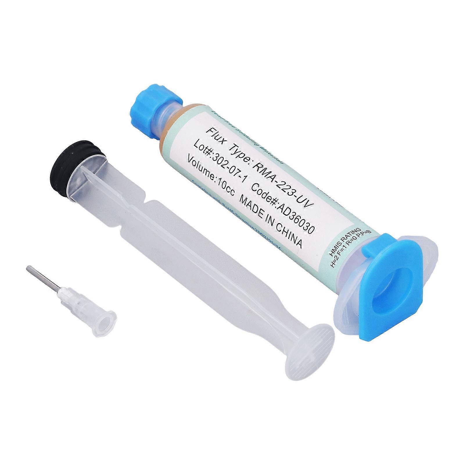 2Pcs Solder Flux Soldering Paster Easy Tinning Syringe Type RMA 223 UV for PCB BGA 