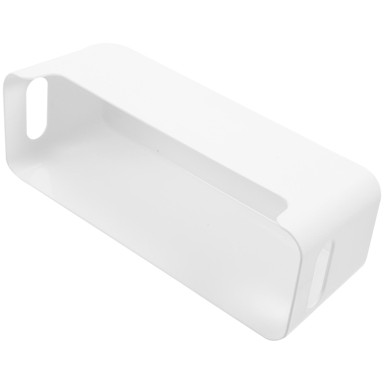 White Plastic Fridge Organizer with Transparent Design for Easy Storage and Portability 3pcs Size S