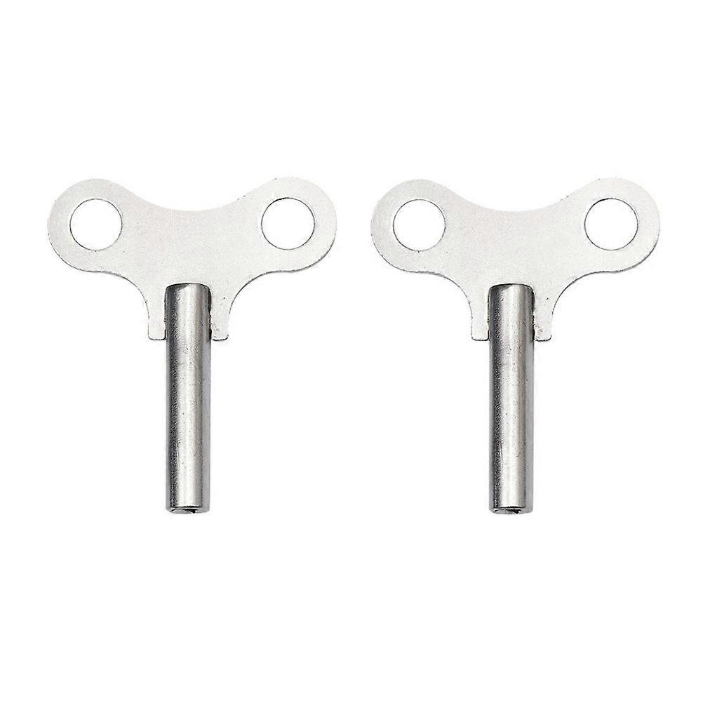 Steel Clock Winding Keys (2 Pcs) – Durable Tools for Antique Clocks with Comfortable Grip and Easy Use