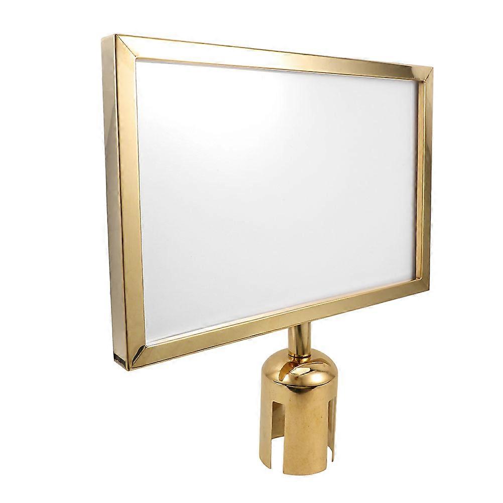 Stanchion Sign Holder Stylish Frame Crowd Control Easy Installation Airports Exhibitions Versatile Display