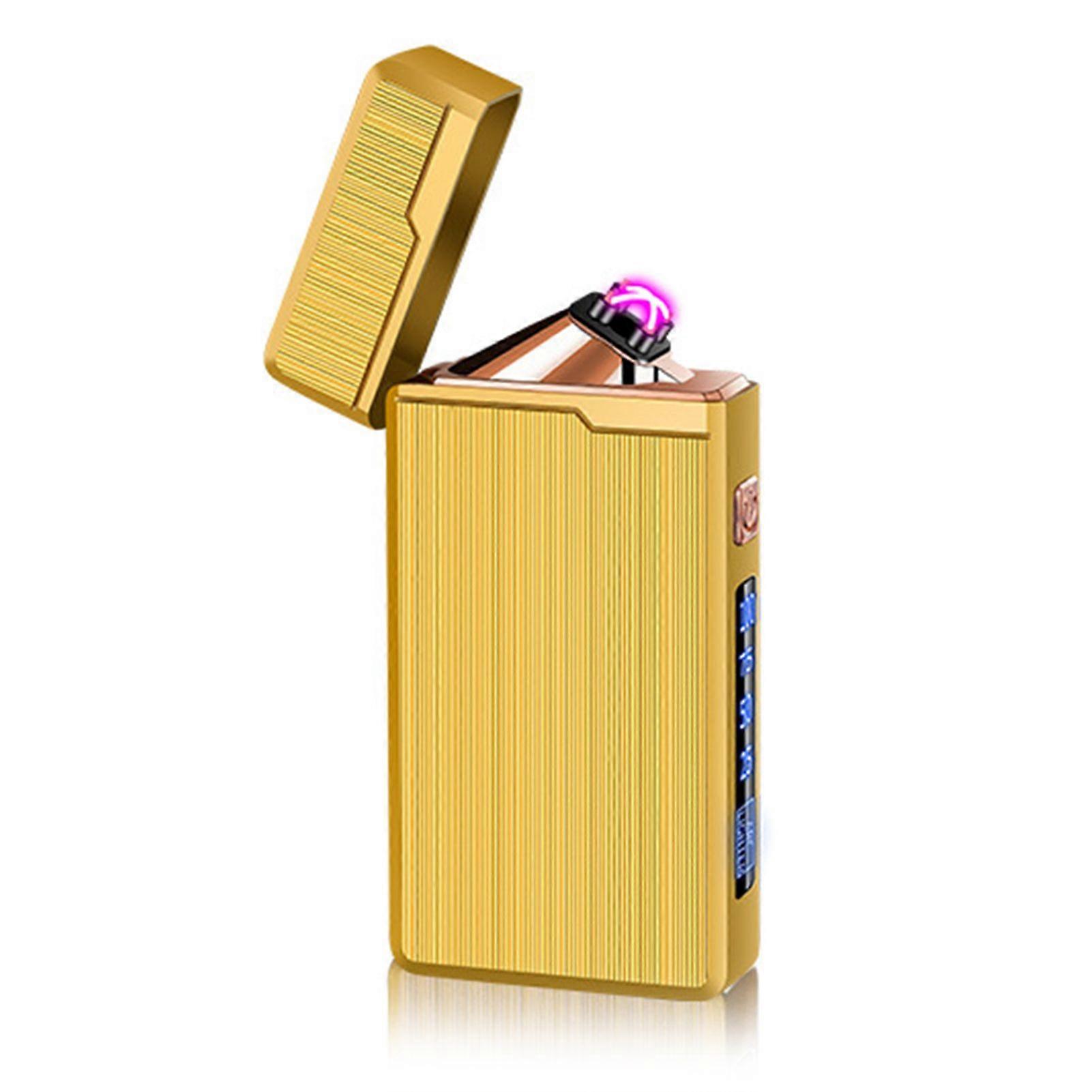 Double Arc Lighter Rechargeable Electric Windproof Plasmas Lighter Present for Dad