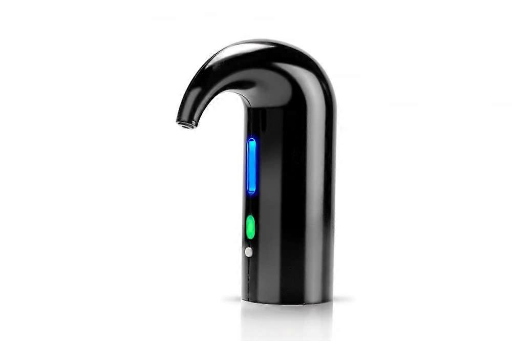 USB Wine Inflator Electric Wine Decanter and Dispenser for Red and White Wine, One Button Operation, Black/Red