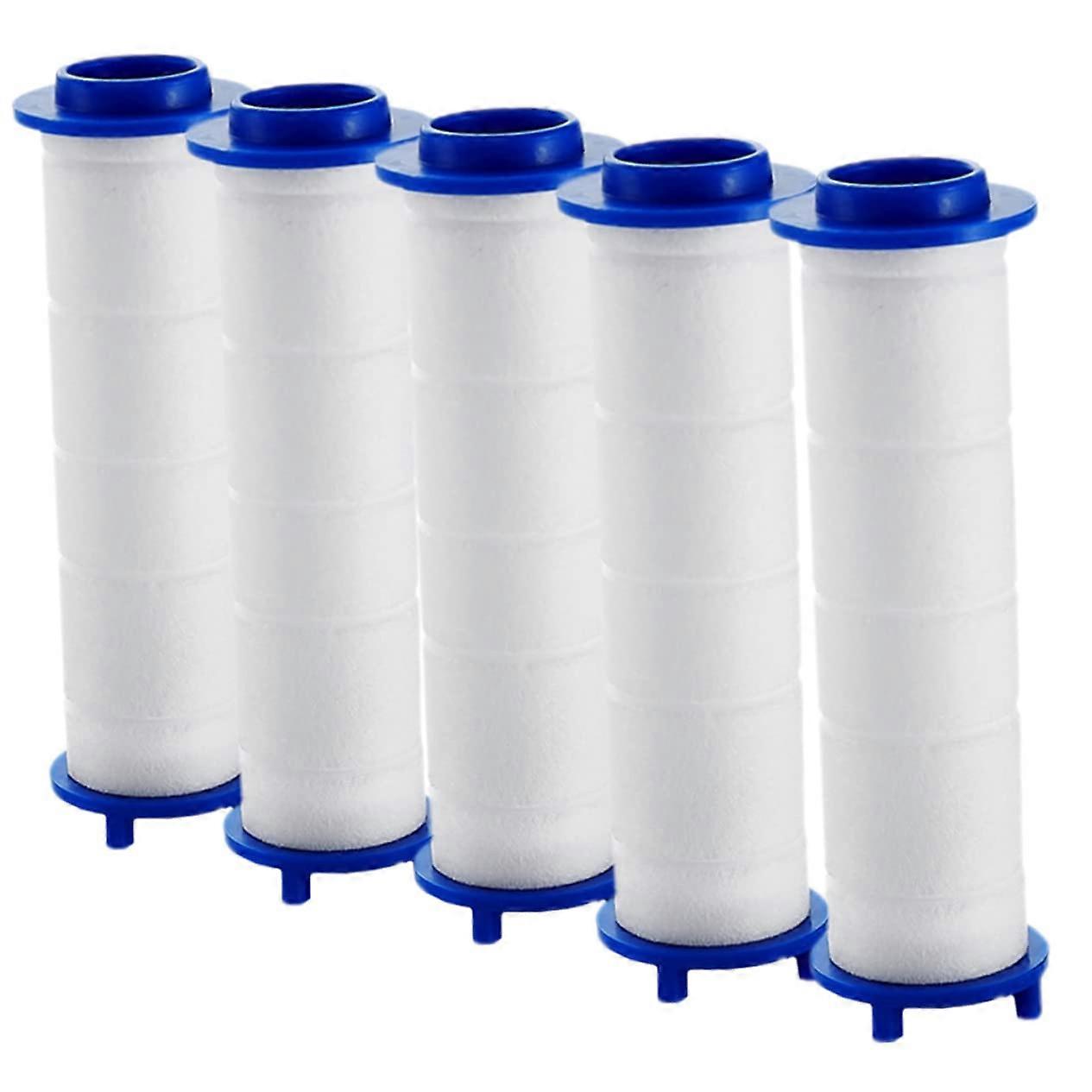 5Pcs Replaceable Shower Filter for Hard Water  Pressure Shaped Showerhead Filters Easy Clean Practical Household Water Filtration