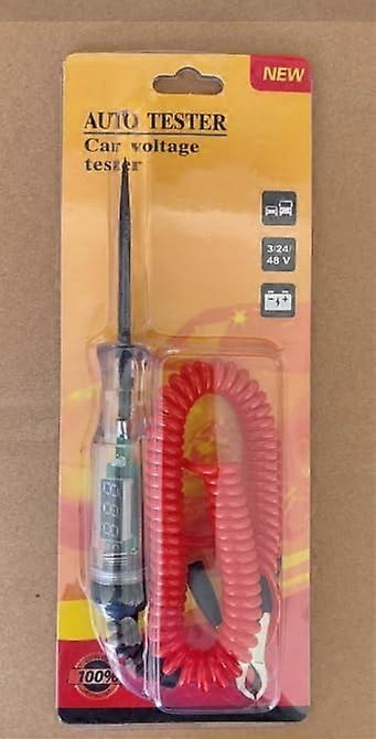 Automotive Circuit Tester with Voltmeter - Heavy-Duty Digital Test Light for Car Electrical Diagnostics and Troubleshooting