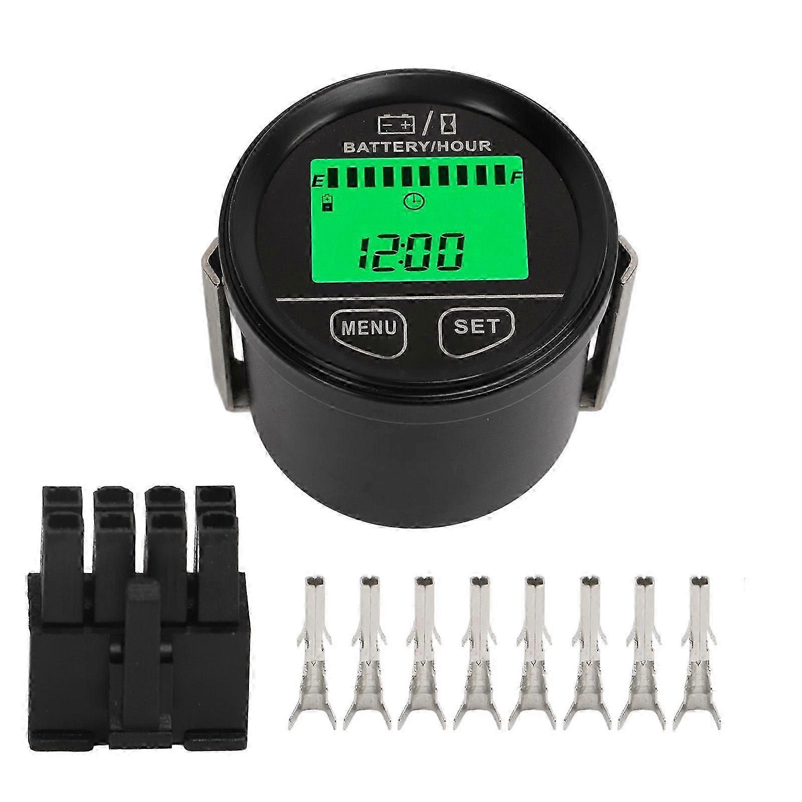 battery monitor with auto polarity detection 12V to 24V