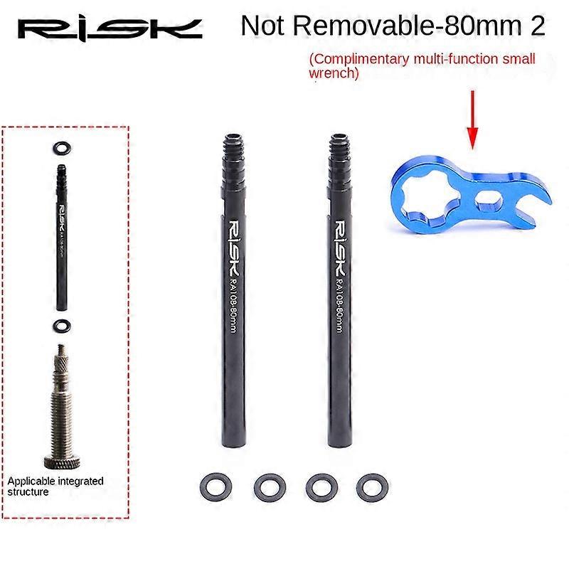 Bicycle Presta valve extension rods, made of metal with multiple specifications, suitable for road bikes, for cycling and inflating