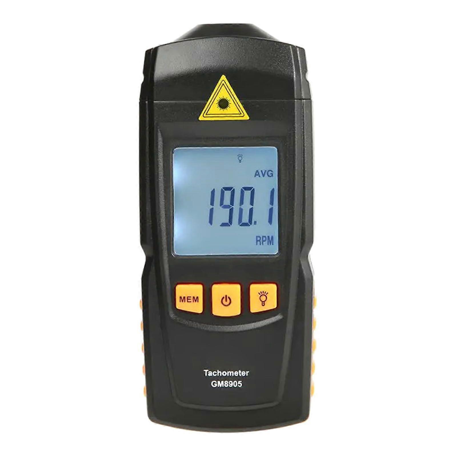 Digital Tachometer Not Photo Tach 2.599999RPM Rotation Speed Meter Gauges Measurement Ref: 9098