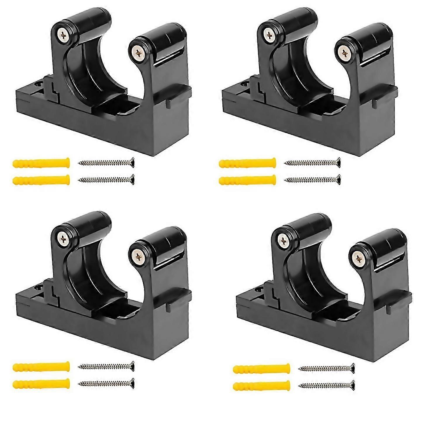 For 4pcs Bicycle Wall Mount Hook Bicycle Parking Rack Black