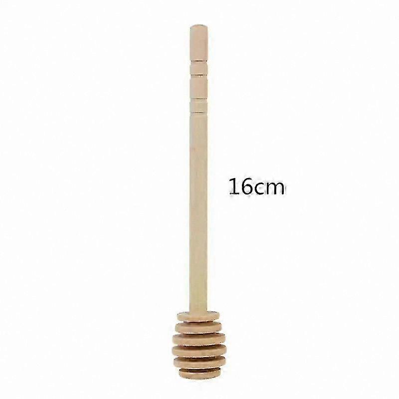 Eco-Friendly Wooden Honey Spoon with Long Handle for Mixing and Stirring Desserts in the Kitchen