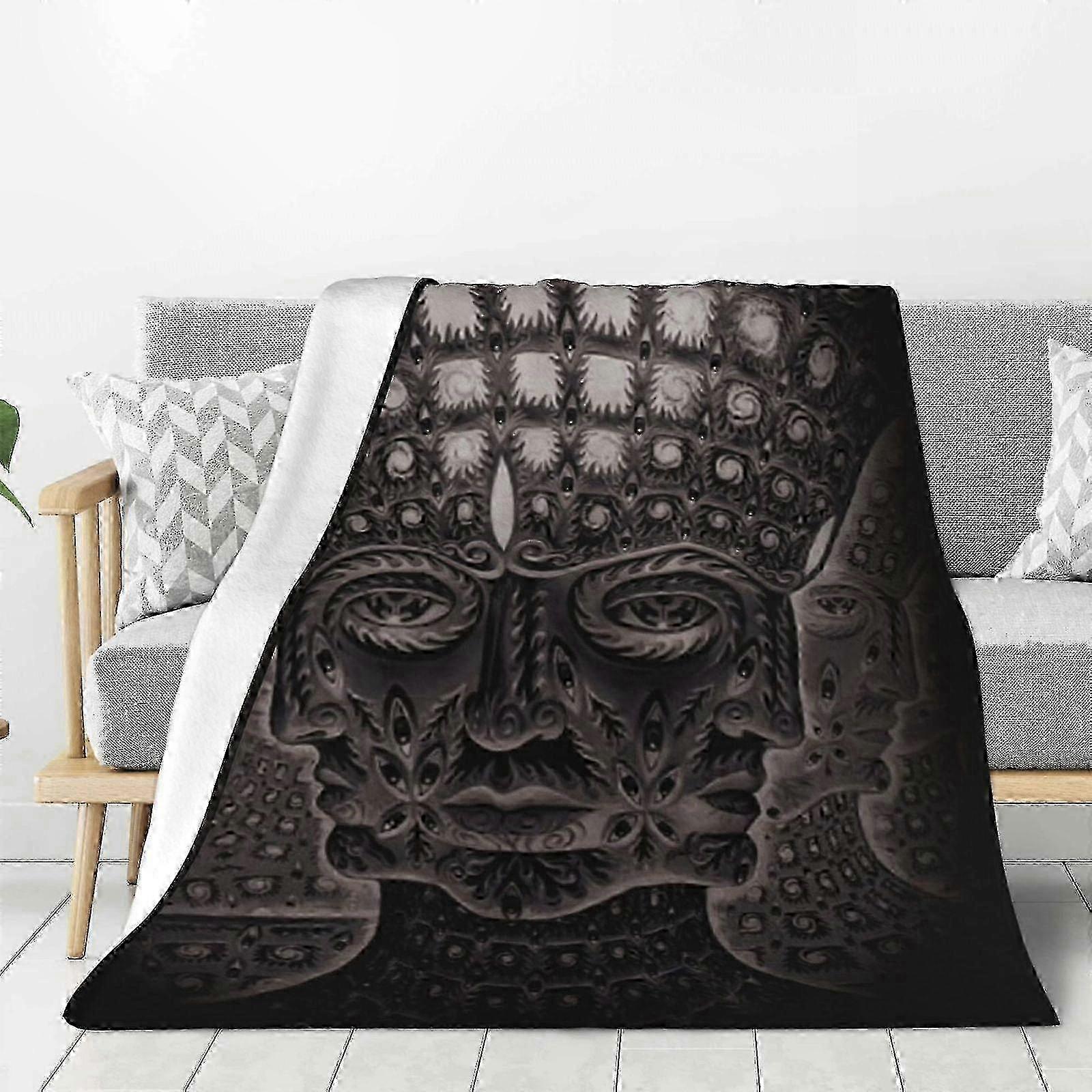 Soft Flannel Throw Blanket with Antipilling Feature for Sofa and Bed Use by Adults and Teens