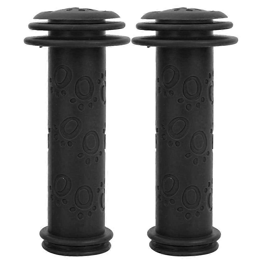 Children's Kids Bike Scooter Handle Bar Anti slip Grips Bicycle Handlebar Grips(black)