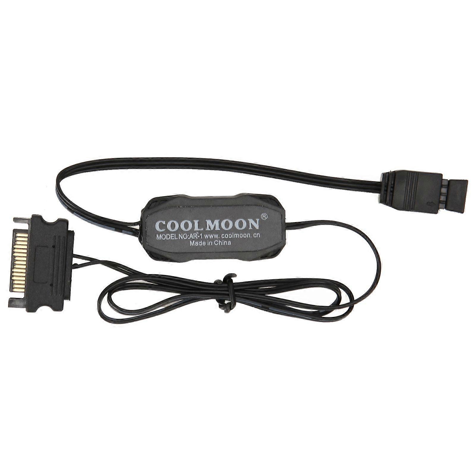 5V 3Pin ARGB Controller Multiple Lighting Modes Manually Control RGB Fan Controller SATA Power Light Bar Controller