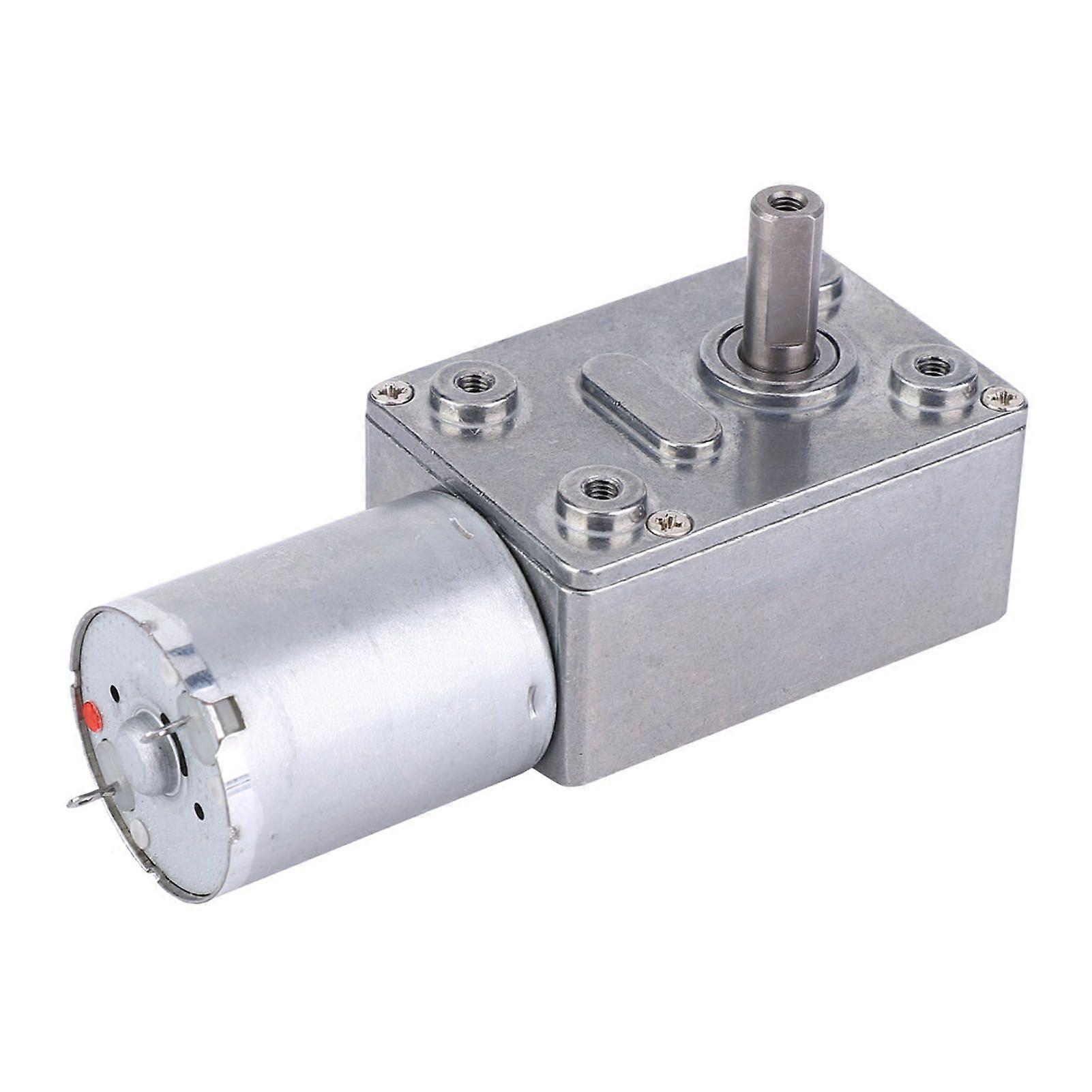 Micro Type DC Speed Reduction Motor Large Torsion Worm Gear Motor 12V(50)