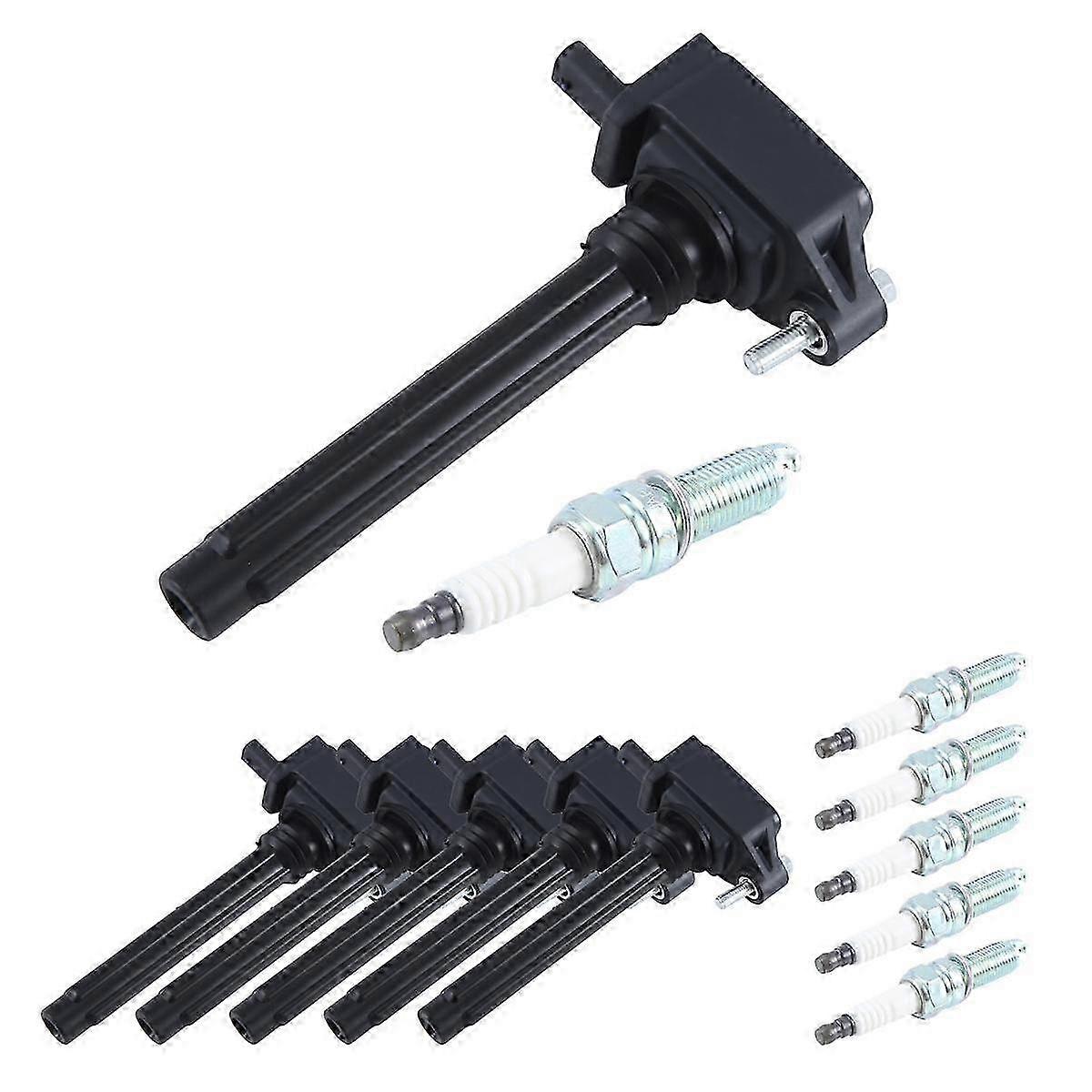 Performance Ignition Coil & Spark Plug Set for Ram 3.6L Engines - 6 Pack, Part Number 5149168AH with SILZKR7B11 Compatibility