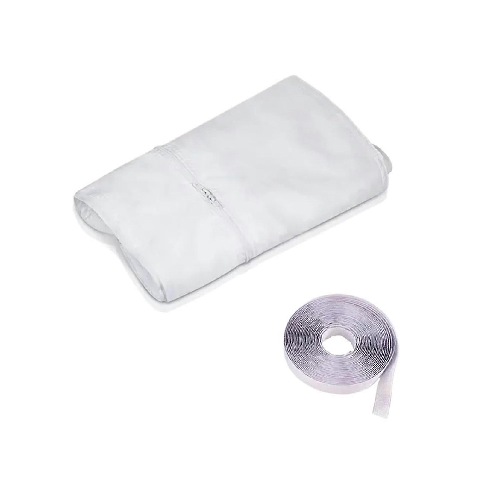 Portable Air Conditioner Window Seal, Universal 300400 CM, Zip and Adhesive Fasteners, Adjustable Window Kit for AC