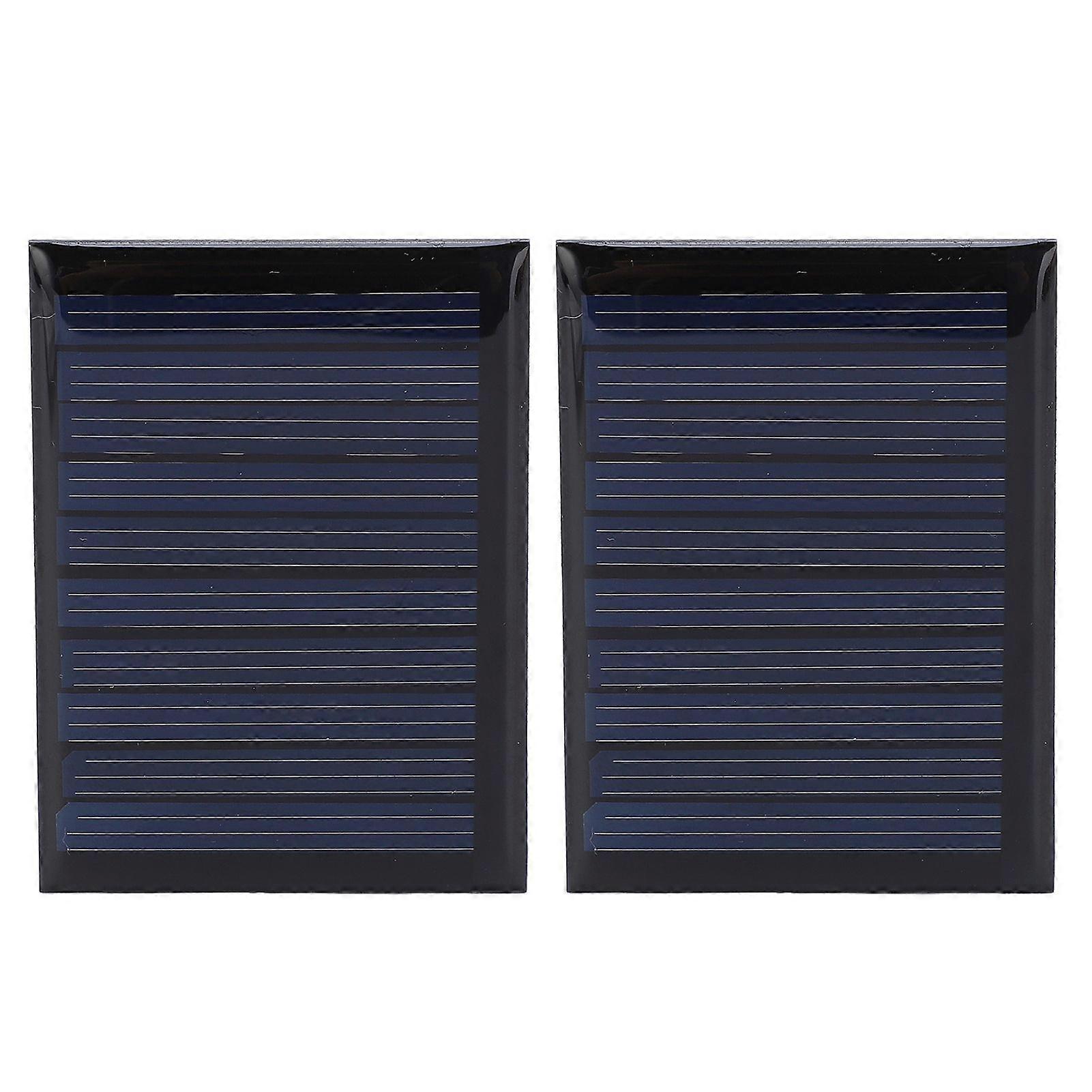 2PCS 5V 50mA Solar Power Epoxy Module Board Mini Solar Polysilicon Panel 60x44mm