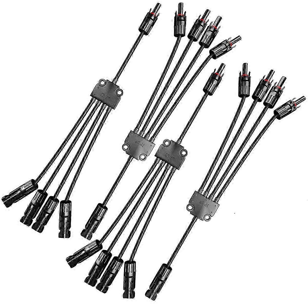 2Pairs Y-Style Solar Connector FMMMM+MFFFF Solar Cable Junction