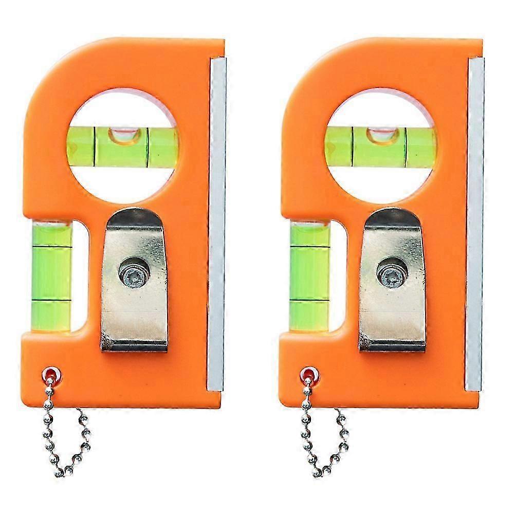 2pcs Practical Level Ruler High Precision Spirit Level Mini Balancing Calibrator