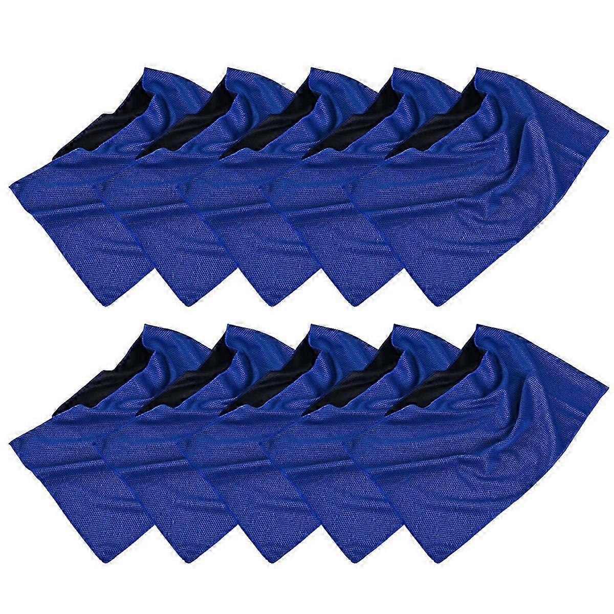 Sports towel for gym with quick-dry dark blue