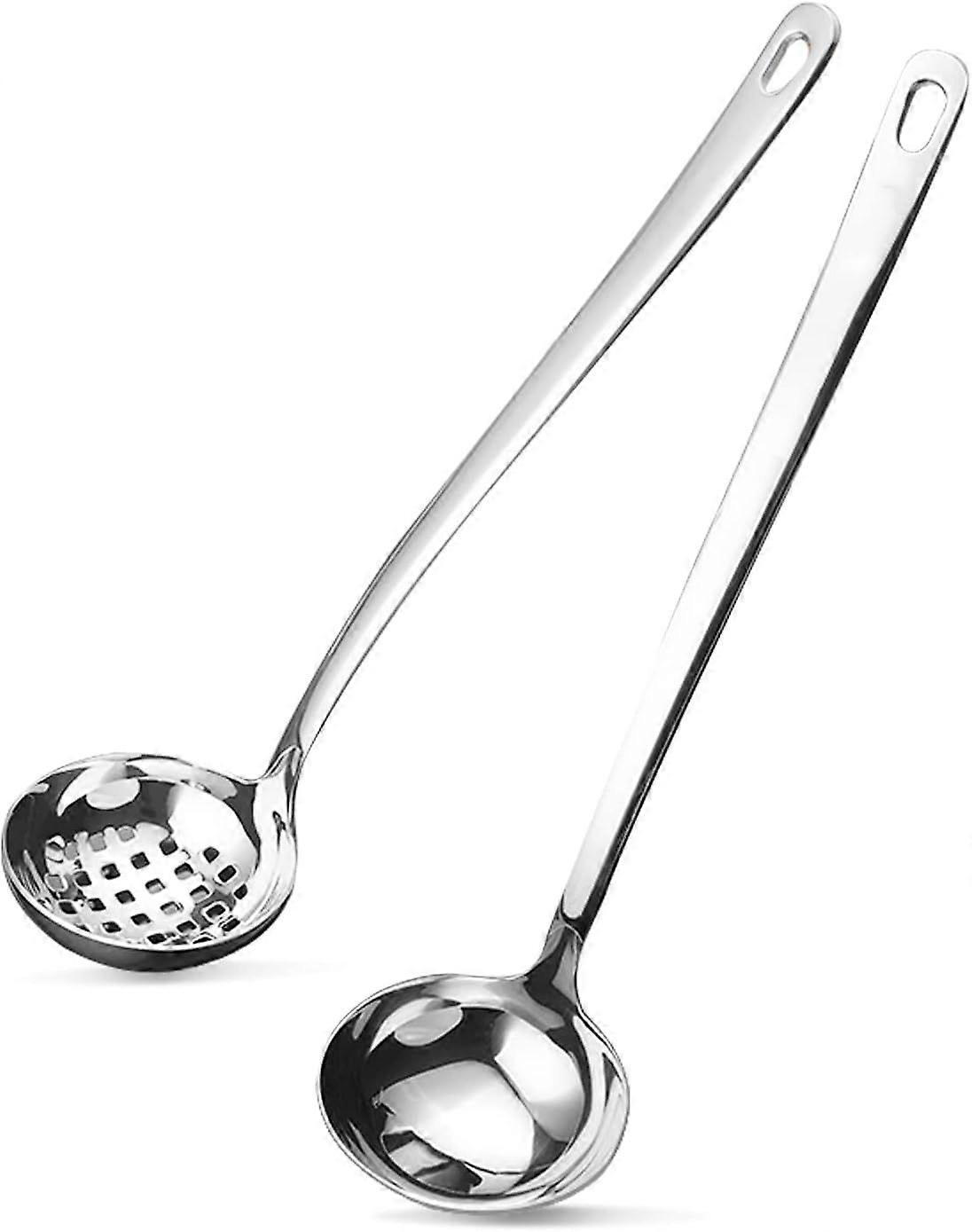 18/8 stainless steel ladle spoon small set The one skimmer and small