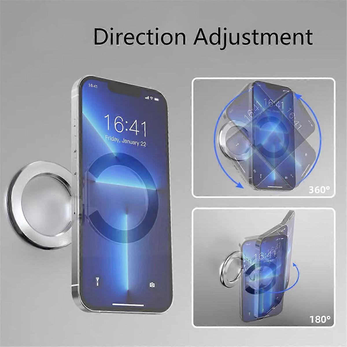 Double-Sided Magnetic Metal Bracket is Suitable for All Models of Desktop Lazy Alloy Bracket