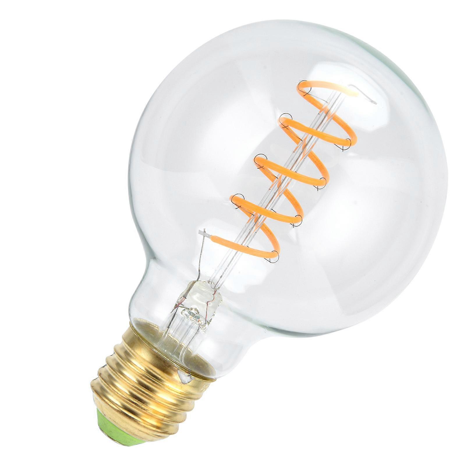G80 Retro E27 4W 110V Warm Light Bulb 14x10.5cm Transparent