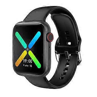 Bluetooth Call Smart Watch Naisten Fitness Tracker Syke Täysi SportsSmart kellot (musta)