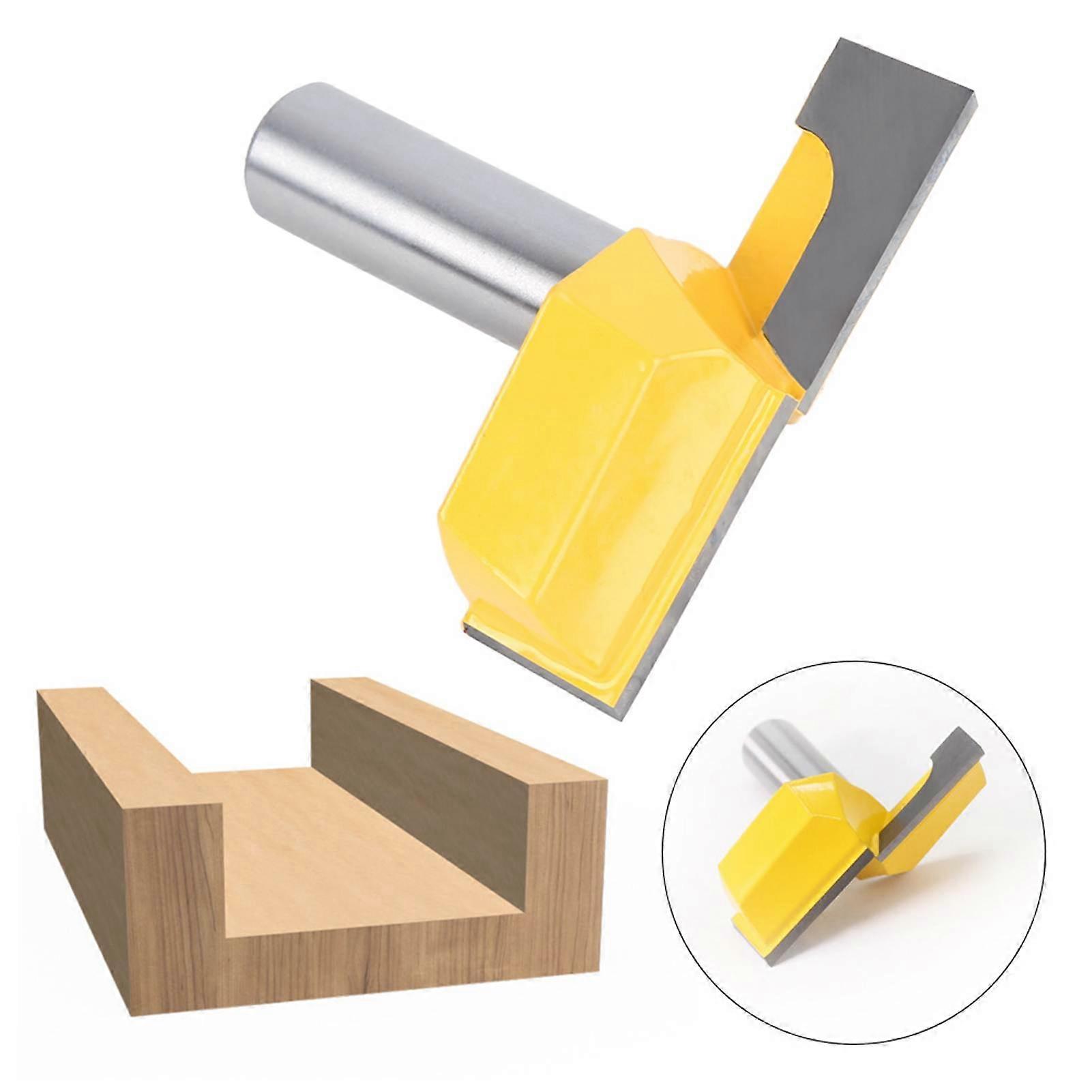 Router Bit Bottom Surface Planing Milling Cutter 12.7x57mm Hard Alloy